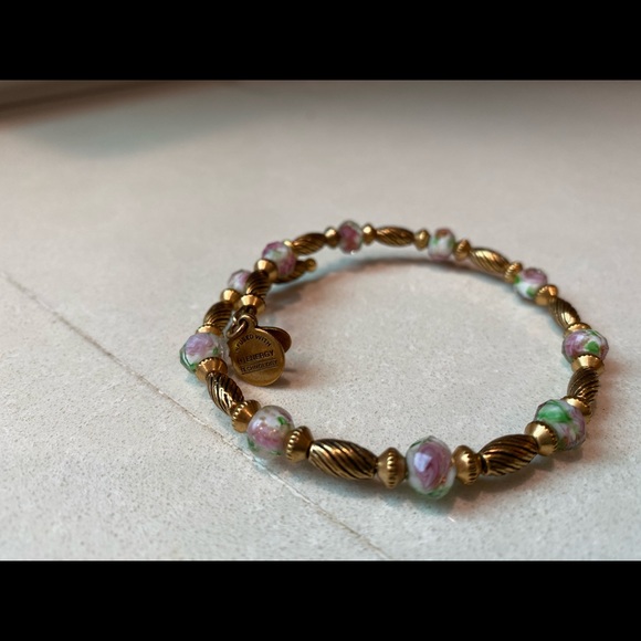 Alex and Ani Vintage Sixty Six Bracelet Gold - Picture 5 of 5